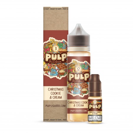 E LIQUIDE PACK 60ML CHRISTMAS COOKIE & CREAM - PULP--alavape.com