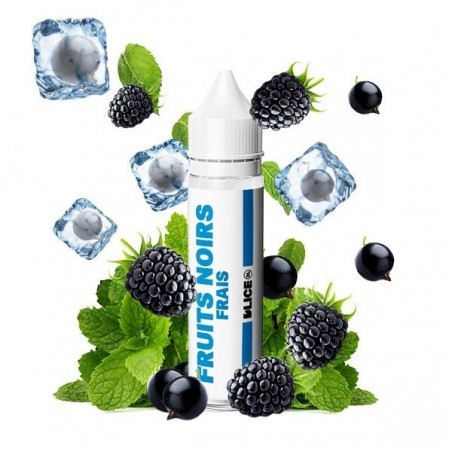 E LIQUIDE FRUITS NOIRS FRAIS 50ML - D'LICE--alavape.com