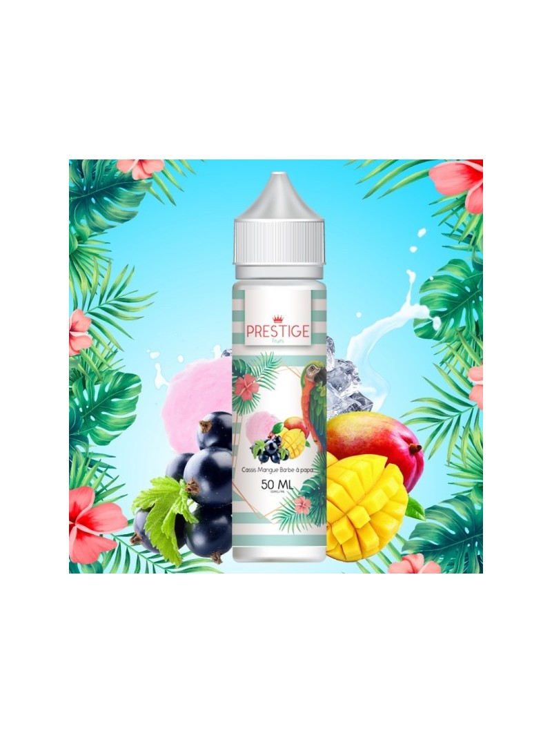 E LIQUIDE CASSIS MANGUE BARBE À PAPA 50ML - PRESTIGE FRUITS--alavape.com