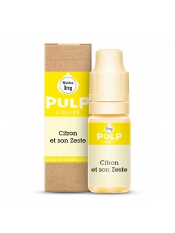 E LIQUIDE CITRON ET SON ZESTE 10ML - PULP--alavape.com
