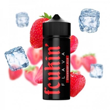 E LIQUIDE STRAWBERRY JELLO 100ML - FCUKIN FLAVA--alavape.com