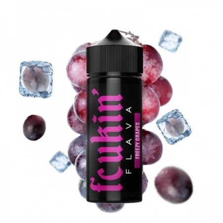 E LIQUIDE FREEZY GRAPES 100ML - FCUKIN FLAVA--alavape.com