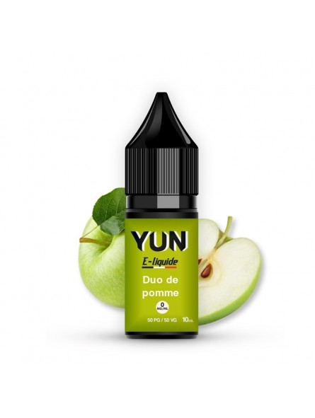 E LIQUIDE DUO DE POMME - YUN-Eliquides-alavape.com