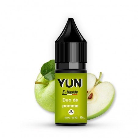 E LIQUIDE DUO DE POMME - YUN-Eliquides-alavape.com