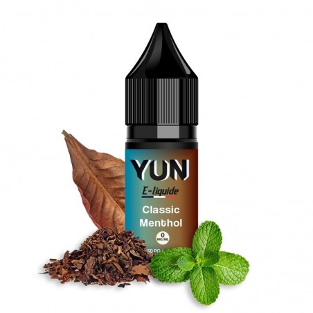 E LIQUIDE CLASSIC MENTHOL - YUN-Eliquides-alavape.com