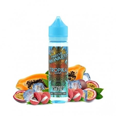 E LIQUIDE TROPIKA ICED 50ML - ICE AGE TWELVE MONKEYS-Eliquides-alavape.com