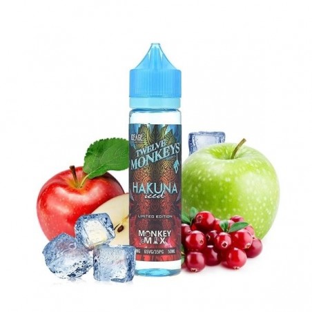 E LIQUIDE HAKUNA ICED 50ML - ICE AGE TWELVE MONKEYS-Eliquides-alavape.com