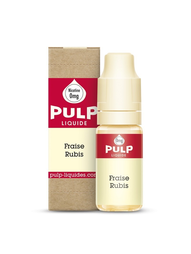 E LIQUIDE FRAISE RUBIS 10ML - PULP-Eliquides-alavape.com