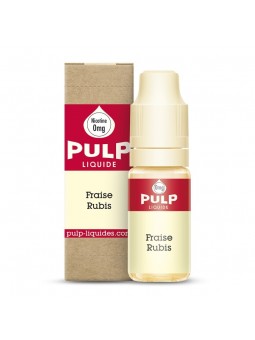 E LIQUIDE FRAISE RUBIS 10ML - PULP-Eliquides-alavape.com