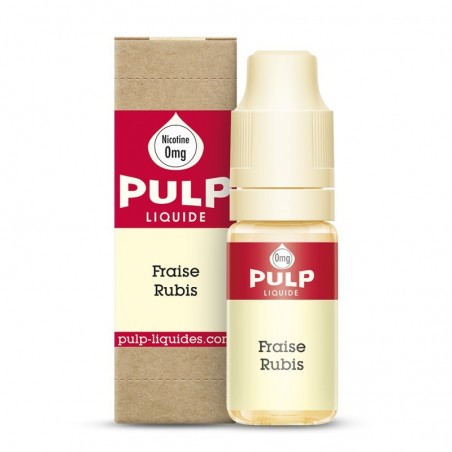 E LIQUIDE FRAISE RUBIS 10ML - PULP-Eliquides-alavape.com
