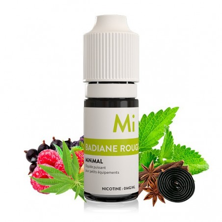 E LIQUIDE BADIAN ROUGE 10ML - MINIMAL--alavape.com