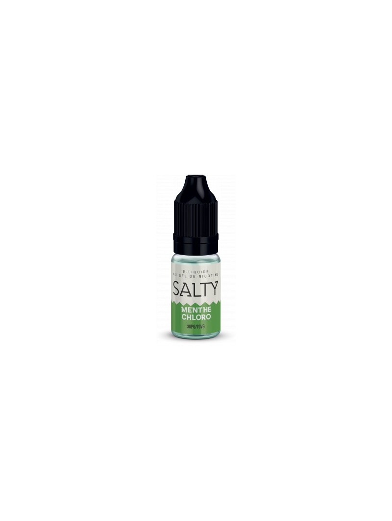 E LIQUIDE MENTHE CHLORO 10ML SALTY - SAVOUREA--alavape.com