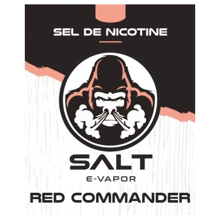 E LIQUIDE RED COMMANDER 10ML - SALT E VAPOR--alavape.com