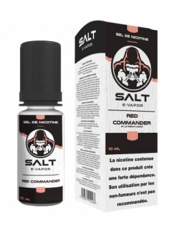 E LIQUIDE RED COMMANDER 10ML - SALT E VAPOR--alavape.com