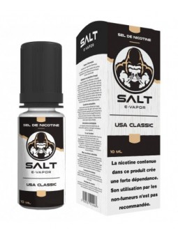 E LIQUIDE USA CLASSIC 10ML - SALT E VAPOR--alavape.com