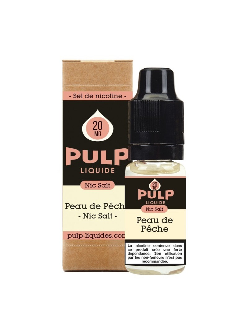 E LIQUIDE PEAU DE PECHE 10ML - NIC SALT PULP--alavape.com