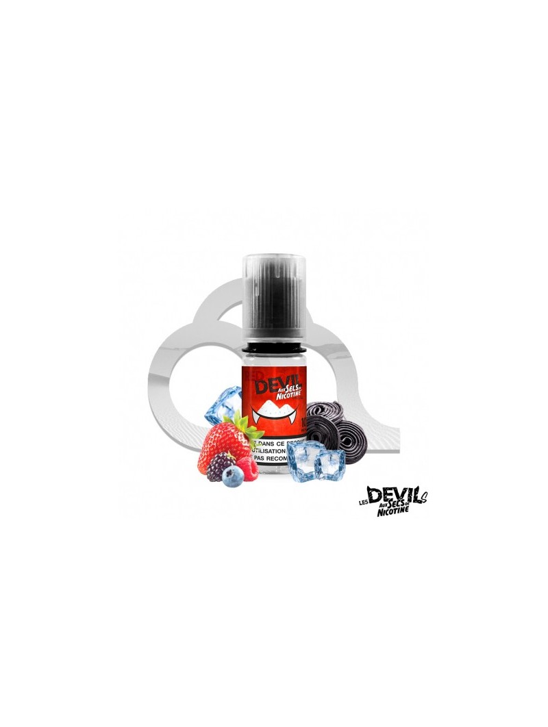 E LIQUIDE RED DEVIL SELS DE NICOTINE 10ML - AVAP--alavape.com