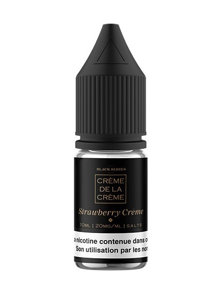 E LIQUIDE STRAWBERRY CRÈME SALTS 10ML - CRÈME DE LA CRÈME--alavape.com