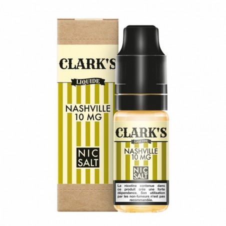 E LIQUIDE NASHVILLE 10ML - CLARK'S NIC SALT--alavape.com