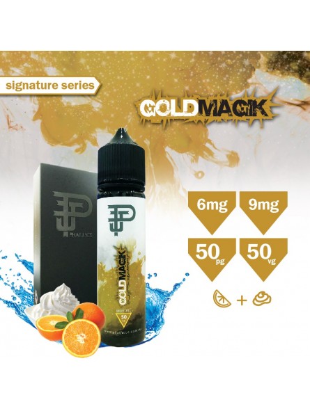 E LIQUIDE GOLD MAGIK SIGNATURE SERIES 50ML (DDM) - PHATJUICE-Promotions-alavape.com