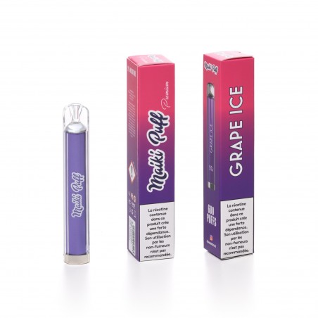 PUFF GRAPE ICE - MAIKI PUFF PREMIUM-PUFFS-alavape.com