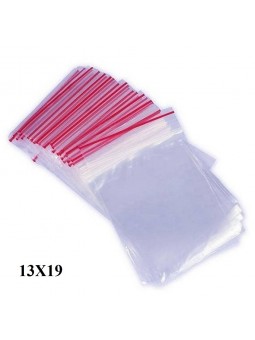 100 SACHET PLASTIQUE FERMETURE PRESSION 13X19-Accessoires-alavape.com