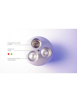 SUPPORT EN ALU 3 TROUS USB-Accessoires-alavape.com