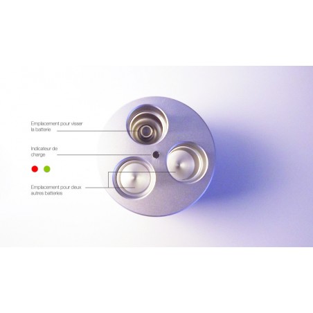 SUPPORT EN ALU 3 TROUS USB-Accessoires-alavape.com