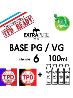 PACK 140ML BASE 6MG EXTRAPURE TPD-DIY - Do It Yourself-alavape.com