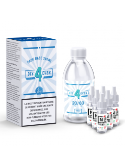PACK 200ML BASE 6MG - DIY4EVER-DIY - Do It Yourself-alavape.com