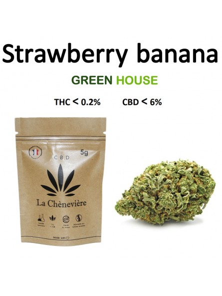 STRAWBERRY BANANA FLEUR - LA CHÈNEVIÈRE CBD-CBD-alavape.com STRAWBERRY BANANA FLEUR - LA CHÈNEVIÈRE CBD-CBD-alavape.com