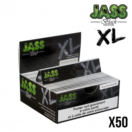 JASS BLACK EDITION XL SLIM / 50PCS FEUILLE A ROULER-Accessoires-alavape.com