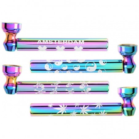 MINI PIPE EN MÉTAL RAINBOW-Accessoires-alavape.com