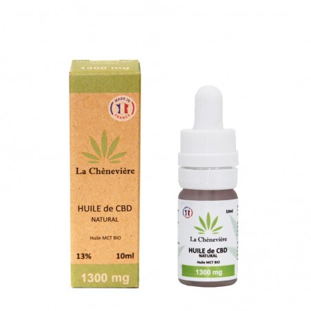 HUILES CBD NATURAL 10ML - LA CHÈNEVIÈRE-CBD-alavape.com