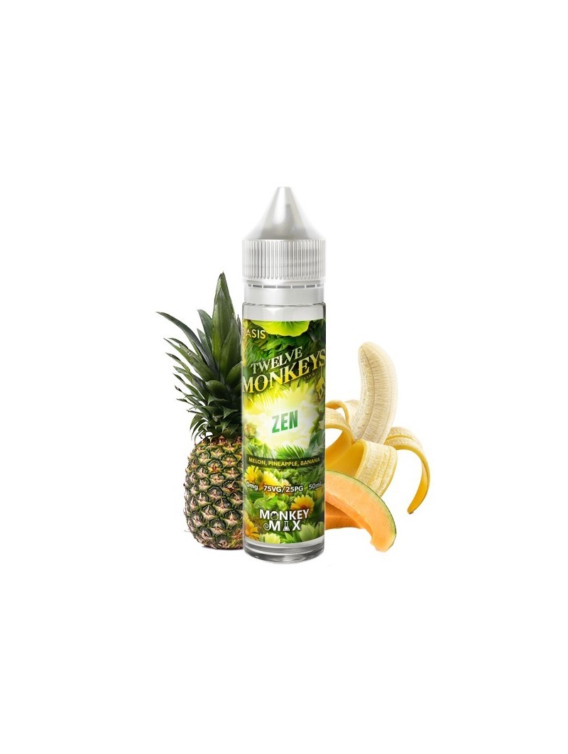E LIQUIDE ZEN 50ML - OASIS TWELVE MONKEYS-Eliquides-alavape.com