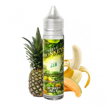 E LIQUIDE ZEN 50ML - OASIS TWELVE MONKEYS-Eliquides-alavape.com