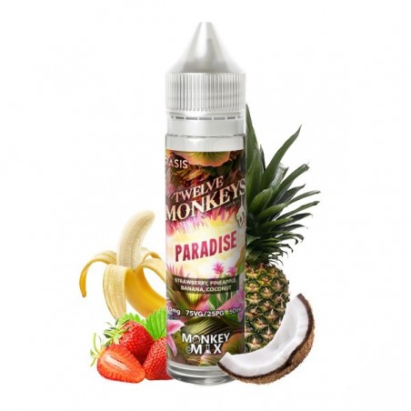 E LIQUIDE PARADISE 50ML - OASIS TWELVE MONKEYS-Eliquides-alavape.com