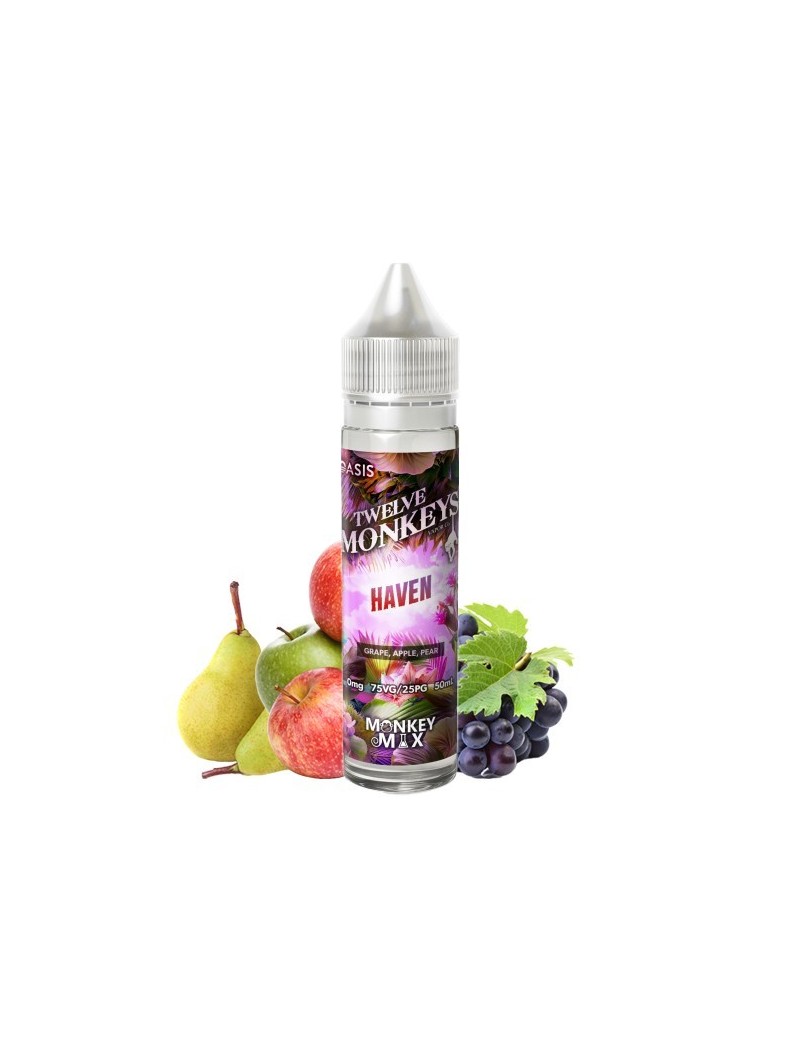 E LIQUIDE HAVEN 50ML - OASIS TWELVE MONKEYS-Eliquides-alavape.com