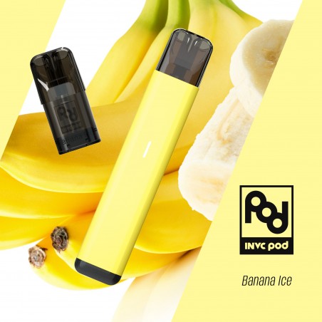PUFF BANANE GLACÉE RECHARGEABLE - INVC-PUFFS-alavape.com