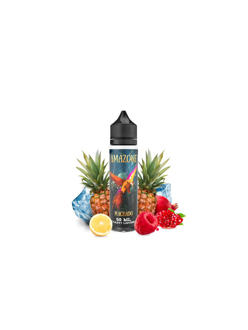 E LIQUIDE AMAZONE MACHADO 50ML - E.TASTY--alavape.com