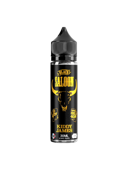 E LIQUIDE KIDDY JAMES 30ML - BLACK SALOON E.TASTY--alavape.com E LIQUIDE KIDDY JAMES 30ML - BLACK SALOON E.TASTY--alavape.com