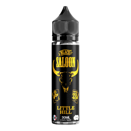 E LIQUIDE LITTLE HILL 30ML - BLACK SALOON E.TASTY--alavape.com