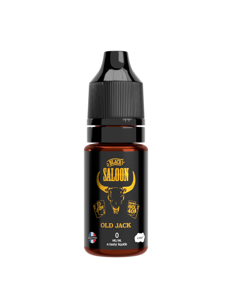 E LIQUIDE OLD JACK 10ML - BLACK SALOON E.TASTY--alavape.com