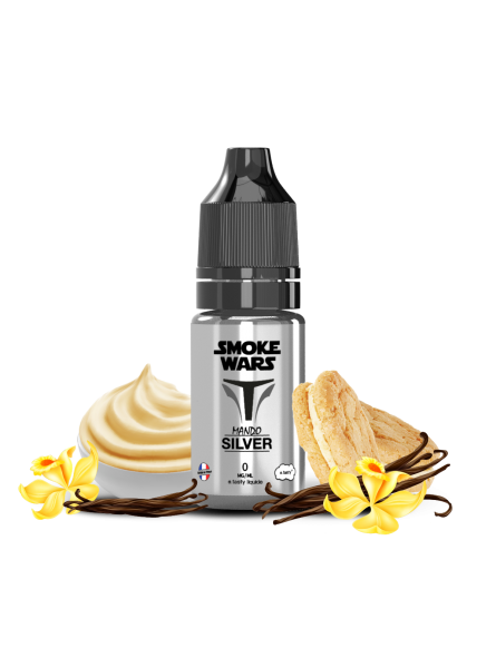 E LIQUIDE SMOKE WARS MANDO SILVER 10ML - E.TASTY--alavape.com