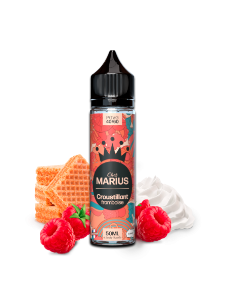 E LIQUIDE CHEZ MARIUS CROUSTILLANT FRAMBOISE 50ML - E.TATSY--alavape.com