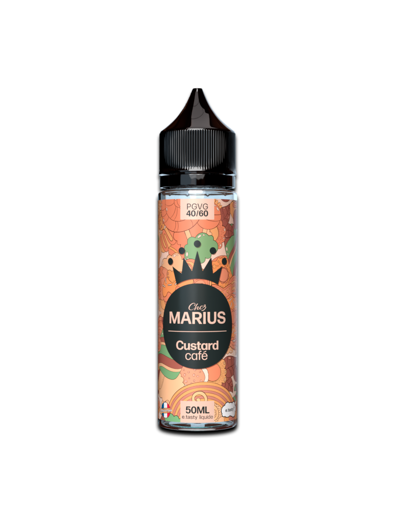 E LIQUIDE CHEZ MARIUS CUSTARD CAFÉ 50ML - E.TATSY--alavape.com