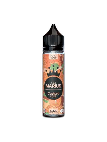 E LIQUIDE CHEZ MARIUS CUSTARD CAFÉ 50ML - E.TATSY--alavape.com