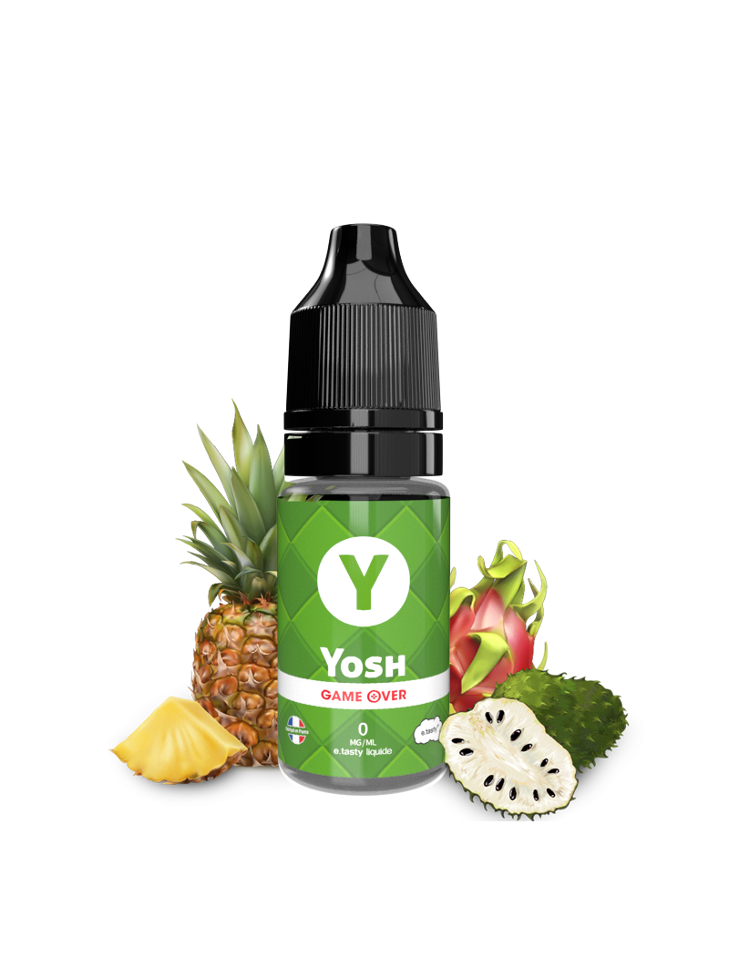 E LIQUIDE GAME OVER YOSH 10ML - E.TASTY--alavape.com