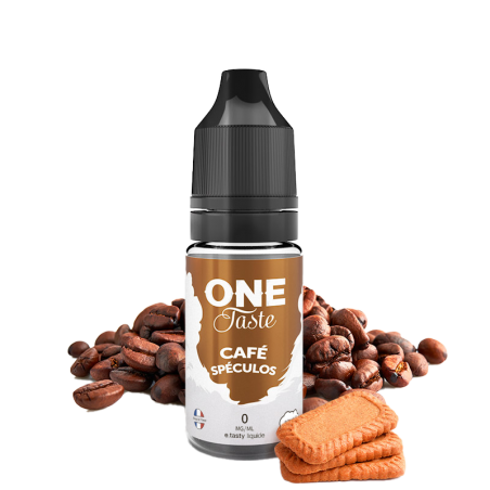 E LIQUIDE ONE TASTE CAFÉ SPÉCULOS 10ML - E.TASTY--alavape.com