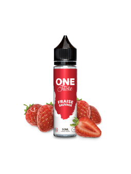 E LIQUIDE ONE TASTE FRAISE SAUVAGE 50ML - E.TASTY--alavape.com